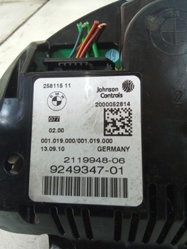 фото thumb №4, K343 спідометр  прилади bmw f10 2.0d uk 9249347