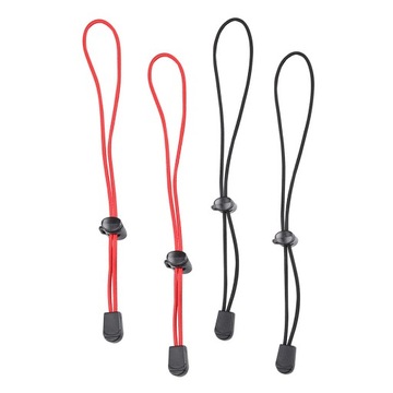 Черные кабельные стяжки BUNGEE CORD CARRY, 4 шт.