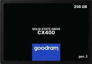 Быстрый твердотельный накопитель GOODRAM CX400-G2 256 ГБ SATA3 2,5