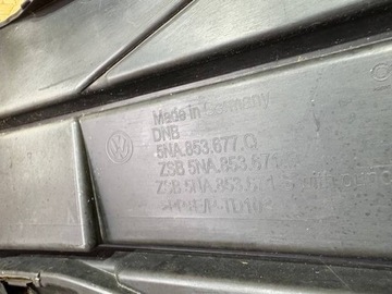 фото thumb №11, Tiguan ii r-line рестайлинг спойлер накладка бампера перед 5na853677q