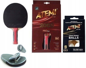 Rakietka tenis ATEMI 2000 CV pokrowiec piłeczki***