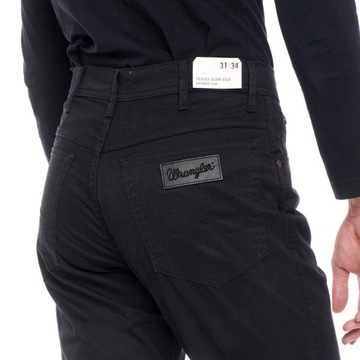 WRANGLER TEXAS SLIM BLACK W12SWA100 31/34