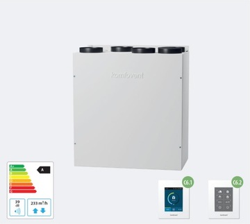 Centrala Wentylacyjna Rekuperator Komfovent Domekt R 200 V C8 T