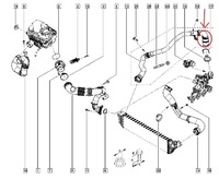 фото thumb №3, Шланг турбіни інтеркулер master iii 2.3 dci