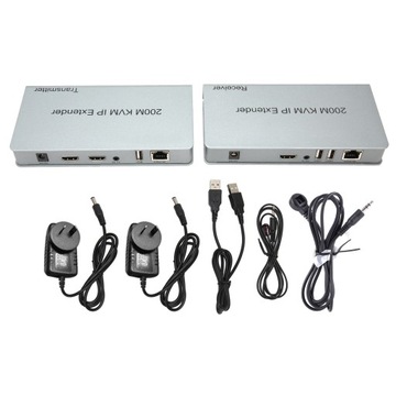200 м удлинительный кабель KVM IP мультимедийный интерфейс rj45 HD KVM расширение по IP