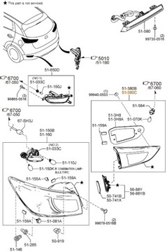 фото thumb №2, Лампа зад ліва внутрішня mazda cx-3 dk 2015-2018 led оригінал