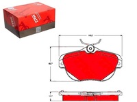 фото thumb №1, Гальмівні колодки гальмівні citroen задня c6 trw