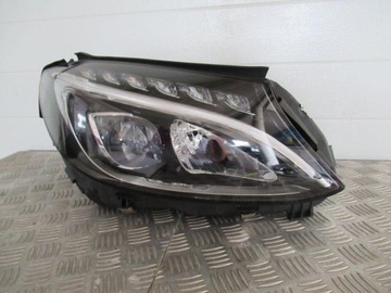 фото thumb №1, Лампа перед ліва права mercedes c-klasa w205 повний led 2014-