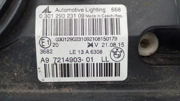 фото thumb №12, Лампа фара левый перед eu bmw 2 f45 f46 led 7214903