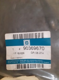 фото thumb №1, Бризковики задня opel omega a kombi 90369670