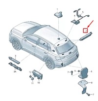 фото thumb №1, Audi q3 f3 left upper антенна усилитель 83a035225e