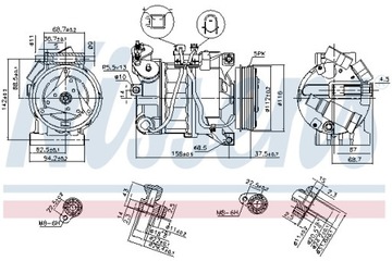 фото thumb №13, Компресор кондиціонера nissens 89350 pl dystrybucja