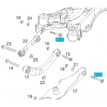 фото thumb №4, Opel оригинальный номер 24422972 винт рычага заднего