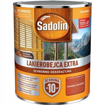 SADOLIN EXTRA LAKIEROBEJCA SZWEDZKA CZERWIEŃ 5L