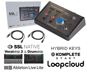 Interfejs audio Solid State Logic SSL 2 + ekskluzywny pakiet oprogramowania