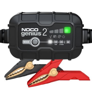NOCO GENIUS2EU, полностью автоматическое интеллектуальное зарядное устройство на 2 А