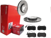 фото thumb №1, Гальмівні диски гальмівні колодки brembo fiat 500 abarth 284mm