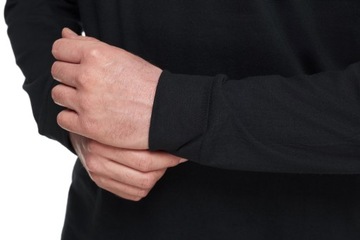 Футболка мужская с длинными рукавами, синяя, THICK, 170г/м2, размер L