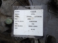 фото thumb №6, Opel zafira 2,0d 60kw 83km коробка передач коробки передач f23