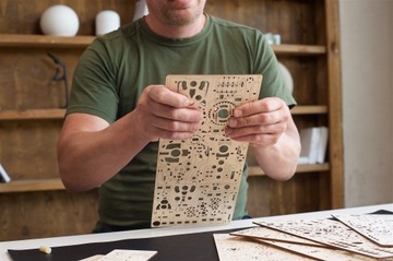 Пикап Лесоруба, механическая модель - пазл UGears 3D