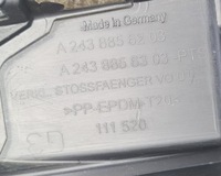 фото thumb №9, Спойлер dół бампера перед передний mercedes eqb 243 h243 x243 a2438856303