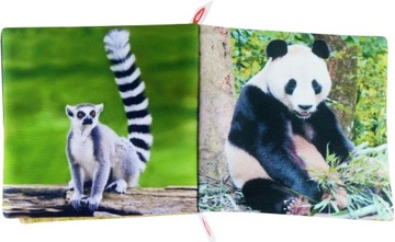 Мягкая развивающая книжка для малышей ZOO