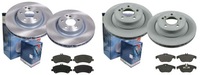 фото thumb №1, Тормозные диски тормозные колодки p+t bosch mercedes glk x204 330mm