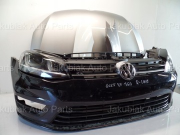 VW GOLF VII 5G0 R-LINE КАПОТ, БАМПЕР, ПЕРЕДНИЙ ФОНАРЬ