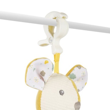 Canpol Pluszowa przytulanka z gryzakami MOUSE 0 m+