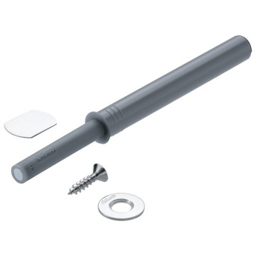 Длинный бампер TIP-ON BLUM 956A1004 платиново-серый