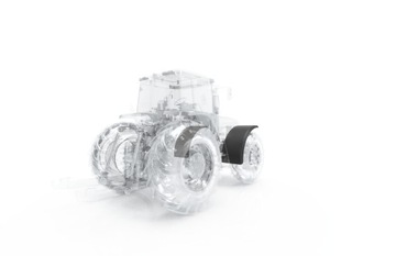 Błotnik do ciągnika koparki traktor przód 520x1330
