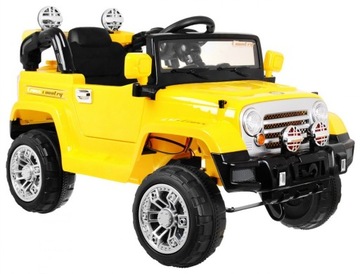 Внедорожник JEEP на аккумуляторе с фарами + пульт дистанционного управления