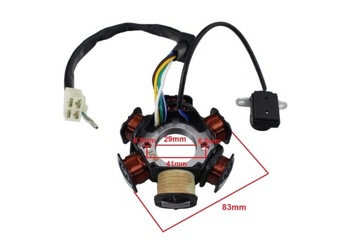 СТАТОР 6 КАТУШЕК ЗАЖИГАНИЯ QUAD ATV 110 125