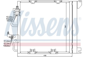 фото thumb №8, Радиаторов кондиционера конденсатор nissens 94768 []