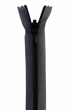 Zamek błyskawiczny kryty transp. C3 25 cm Czarny