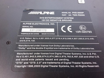 фото thumb №12, Opel zafira b екран дисплей podsufitowy alpine