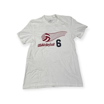 Мужская белая футболка ADIDAS VOLLEYBALL S 6