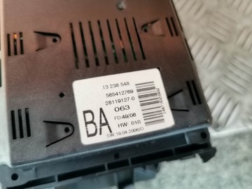 фото thumb №3, Дисплей opel zafira b оригинальный номер 13238548