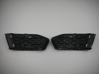 фото thumb №4, Решётка бампера левая c8 audi a6 4k хром