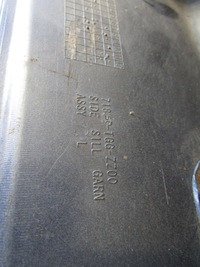 фото thumb №12, Молдинг порог левая honda civic x sedan hb 15-22