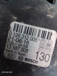 фото thumb №4, N921 генератор opel astra k 1.4t 0126312006 13587308