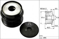 Шків генератора peugeot ina Ціна, фото thumb