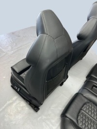 фото thumb №11, Сиденья с подогревом заднее сиденье комплект audi rs7 c7 4g czarna кожа! idealne