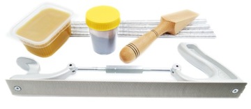 Набор для лужения кузова Tin Paste Spatula ПОЛУКРУГЛЫЙ РАШП Hebel
