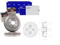 фото thumb №1, Delphi тормозные барабаны тормозные nissan kubistar renault kan