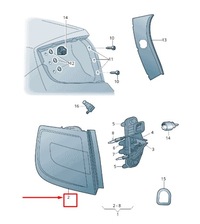 фото thumb №2, Skoda rapid nh rear правый задний фонарь лампа rhd 5jj945112
