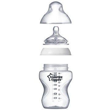 TOMMEE TIPPEE АНТИКОЛИЧЕСКАЯ БУТЫЛКА 2 x 260 мл ДОВОДЧИК