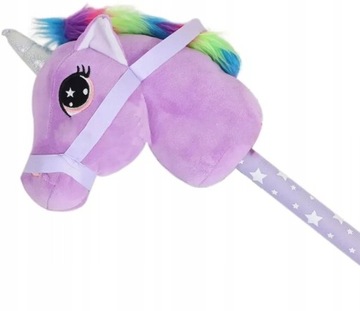 ГОЛОВА ЕДИНОРОГА НА ПЛЮШЕВОЙ ПАЛКЕ HOBBY HORSE HORSE
