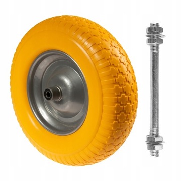 Колесо для тачки 3,50-8 полный PU Flower GEKO G71028