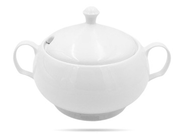 Супница белая, крышка с открыванием 3л PORCELANA BOGUCICE